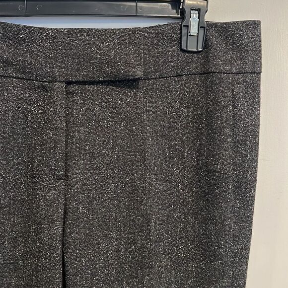 Dana Buchaman Women’s 12 Charcoal Gray Tweed professional work slacks pants - Picture 4 of 12